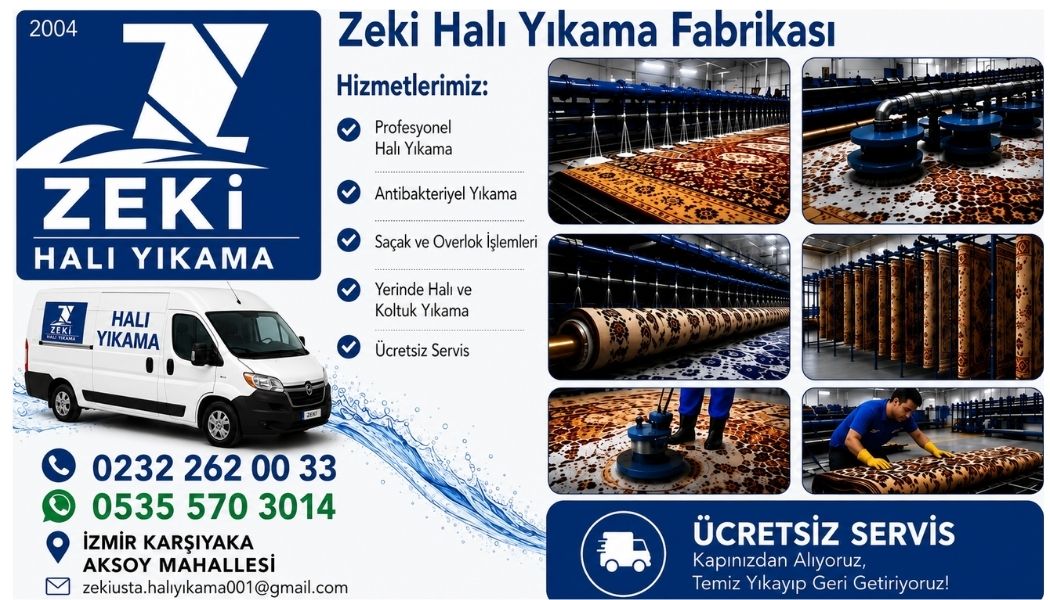 Karşıyaka Aksoy Mahallesi Halı Yıkama Profesyonel, Hijyenik ve Uygun Fiyatlı Çözümler