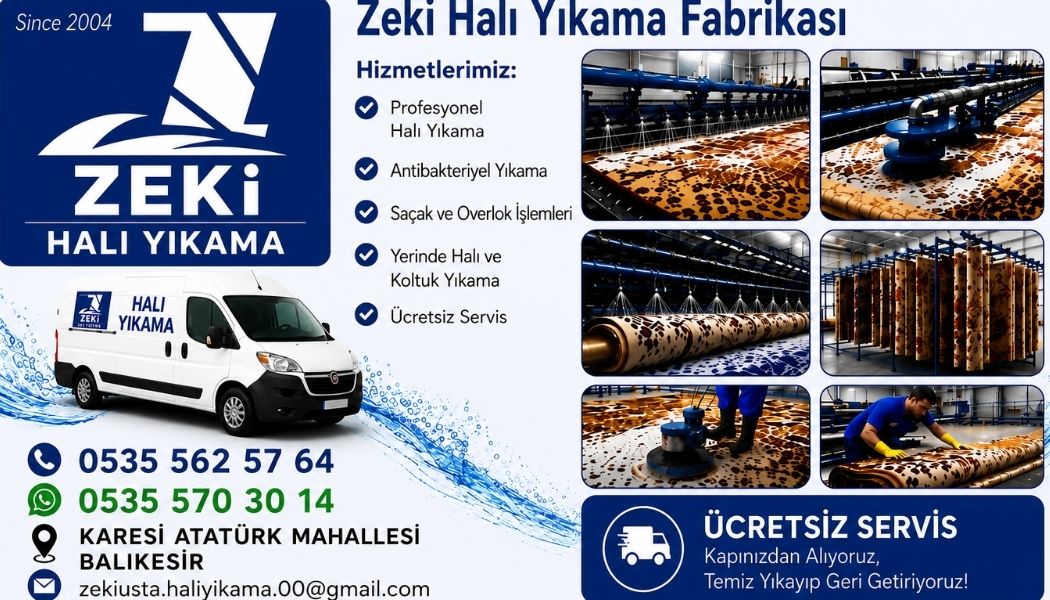 Karesi Atatürk Mahallesi Halı Yıkama: Hijyen ve Konforun Buluşma Noktası