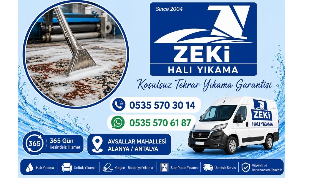 Alanya Avsallar Mahallesi Halı Yıkama İle Hijyenik Yaşam