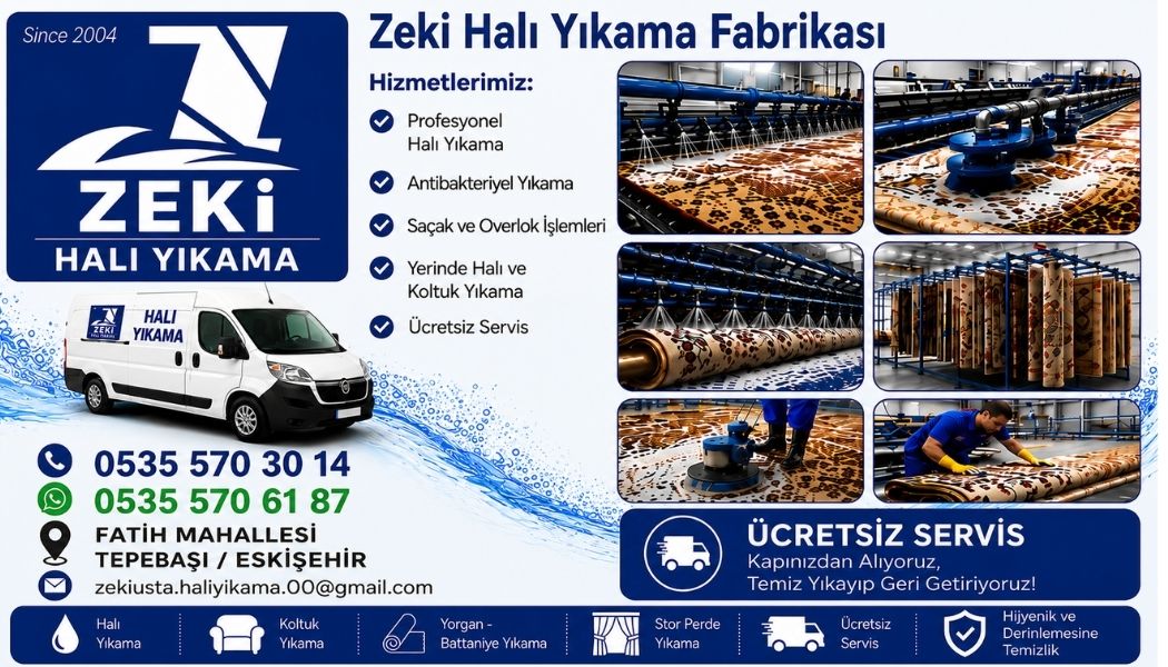 Tepebaşı Fatih Mahallesi halı yıkama