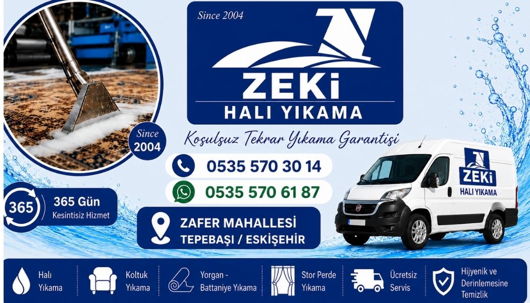 Tepebaşı Zafer Mahallesi Halı Yıkama Hizmeti