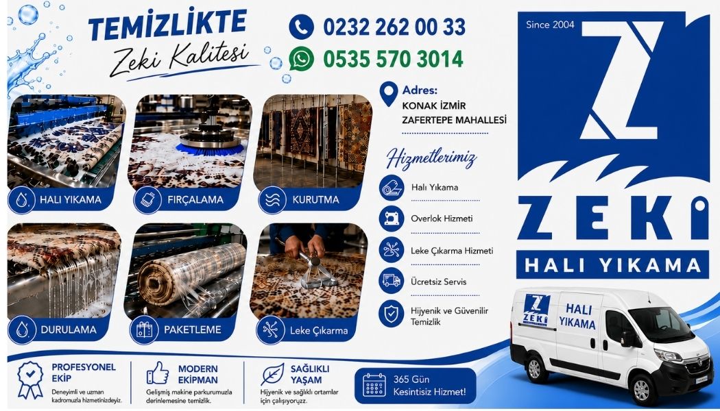Konak Zafertepe Mahallesi Halı Yıkama Profesyonel, Hijyenik ve Uygun Fiyatlı Çözümler